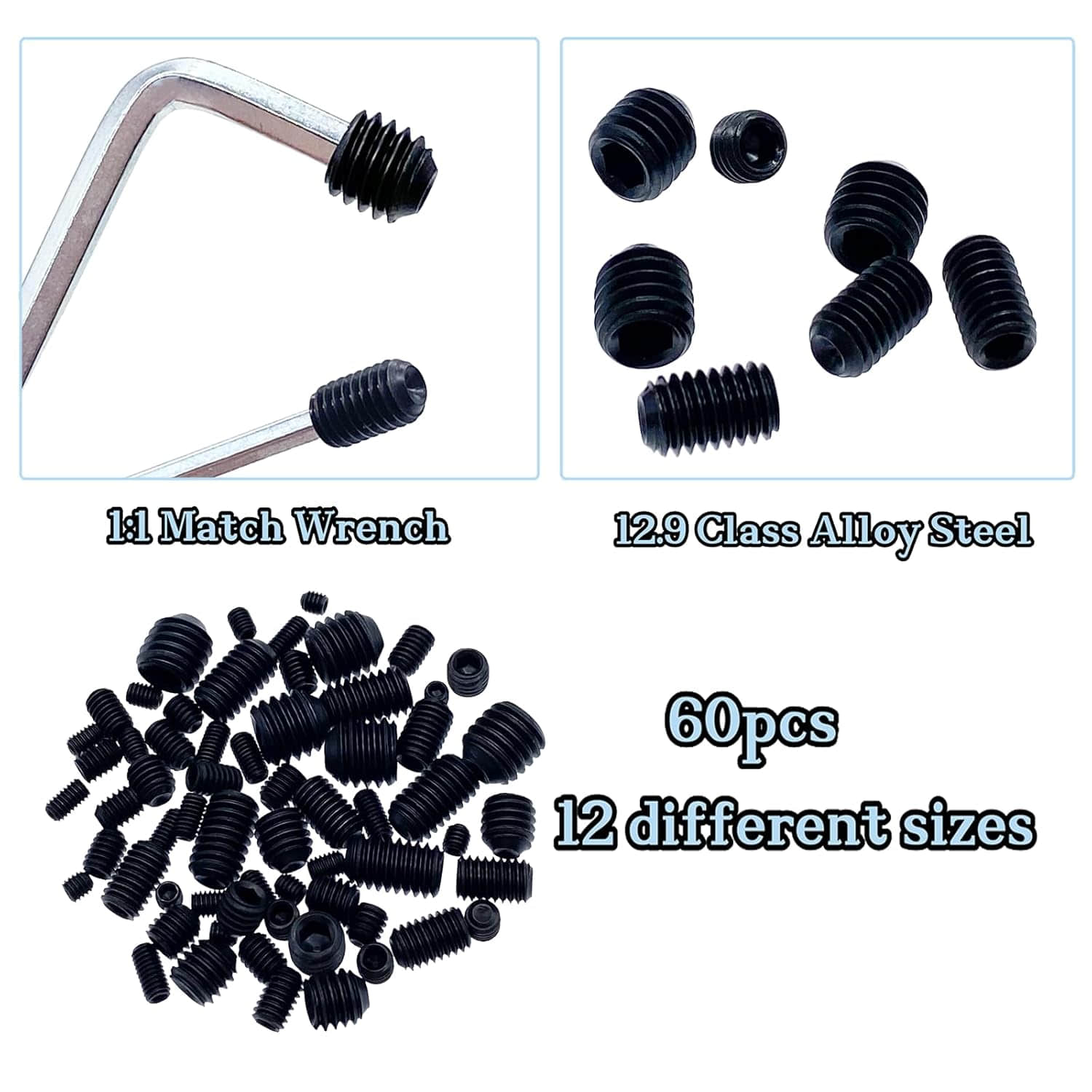 Set Screw with Cup Point Din916 Set Screw with Cup Point Din916